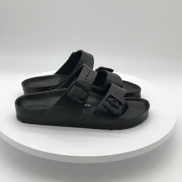Birkenstock sandals unisex in excellent condition size 10 in women’s ,8men black Amazon.com: Birkenstock Sandals  main image 3